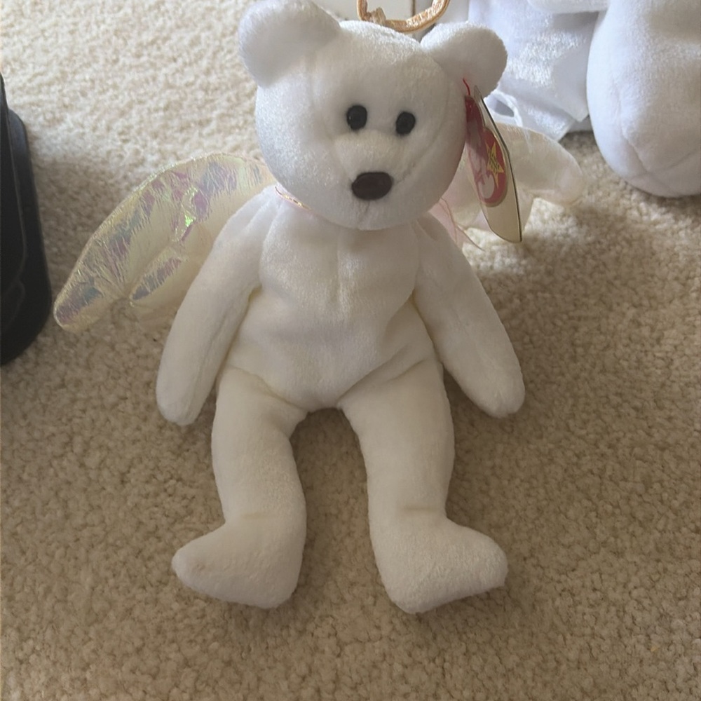 Ty White Halo beanie baby